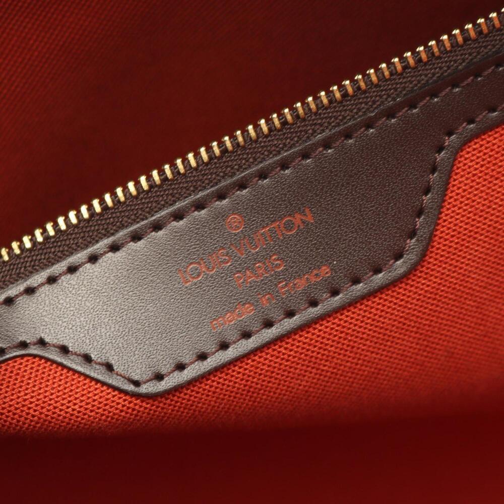 LOUIS VUITTON Brown Damier Leather Bag - Picture 4 of 9